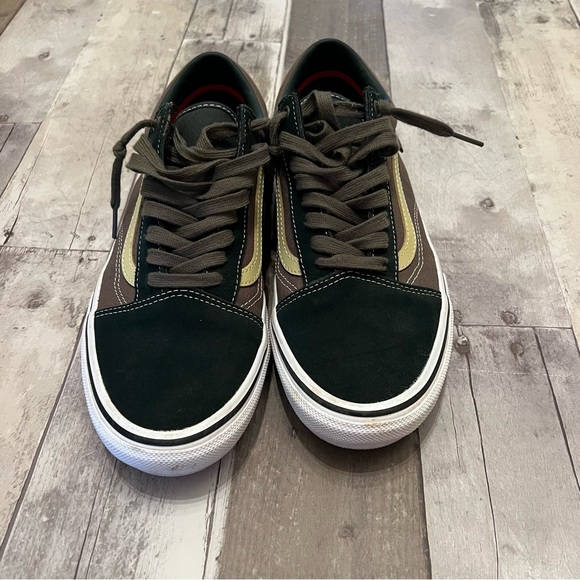 Old School Vans Pop Cush Green - Size 11 - Picture 4 of 6